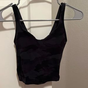 Black Camo Lululemon Align Tank, size 0